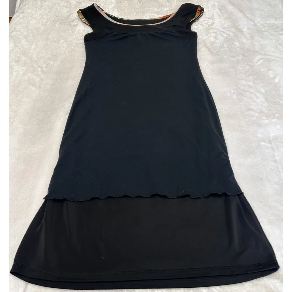 Creola Women's Black Stretch Sleeveless Sheath Dress Sz 6/42